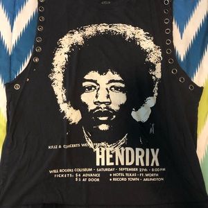 Jimi Hendrix tank with stud detail.